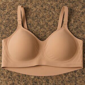 Honeylove Women Liftwear Silhouette Bra Size 3X Seamless Nude Support Wirefree